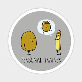 Potato Personal Trainer Funny Workout Humor Premium Gift Premium Magnet